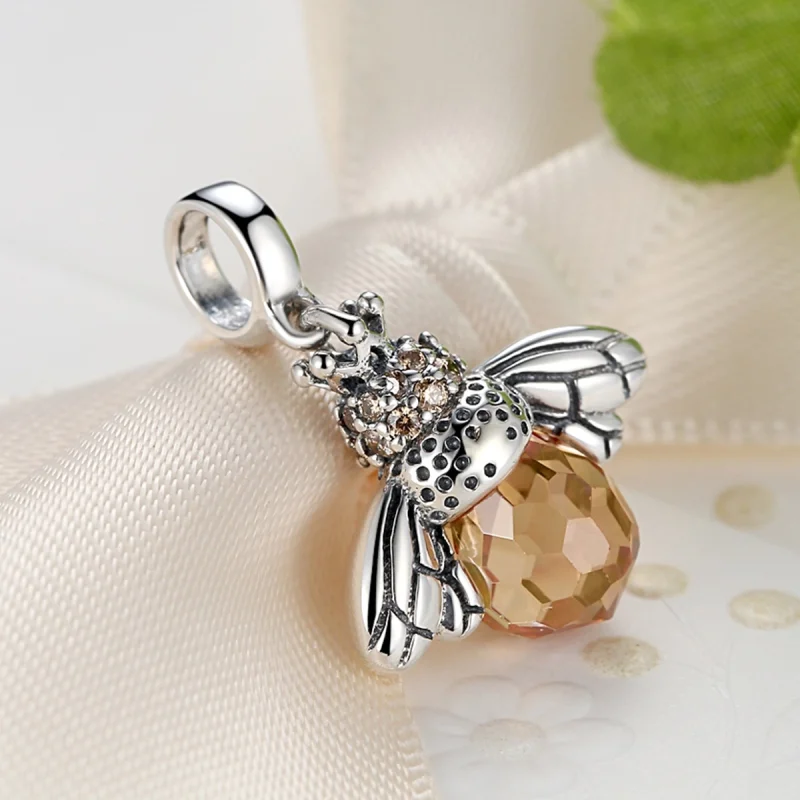 (image for) Pandora Style Silver Bee Dangle - SCC035 - View 5