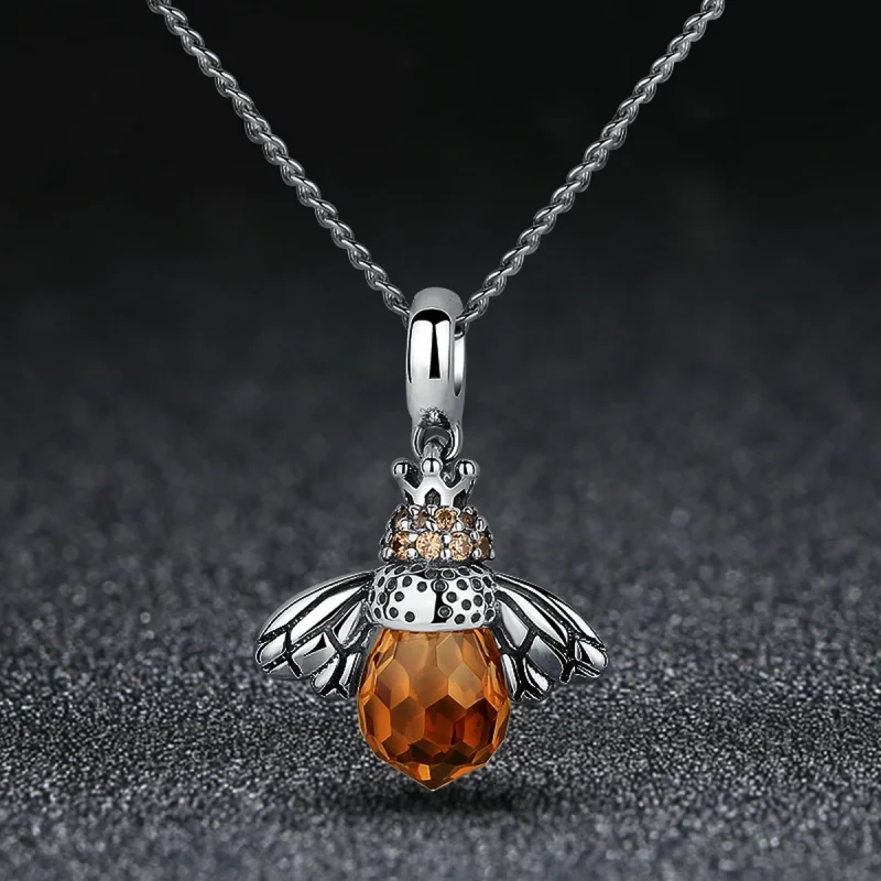 (image for) Pandora Style Silver Bee Dangle - SCC035 - View 6