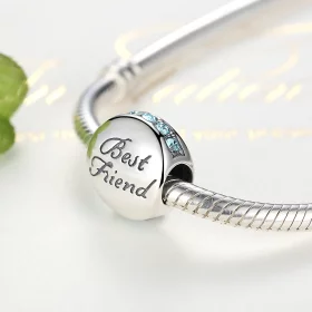 Pandora Style Silver Best Friend Charm - SCC022 Pandora Style Silver Best Friend Charm - SCC022