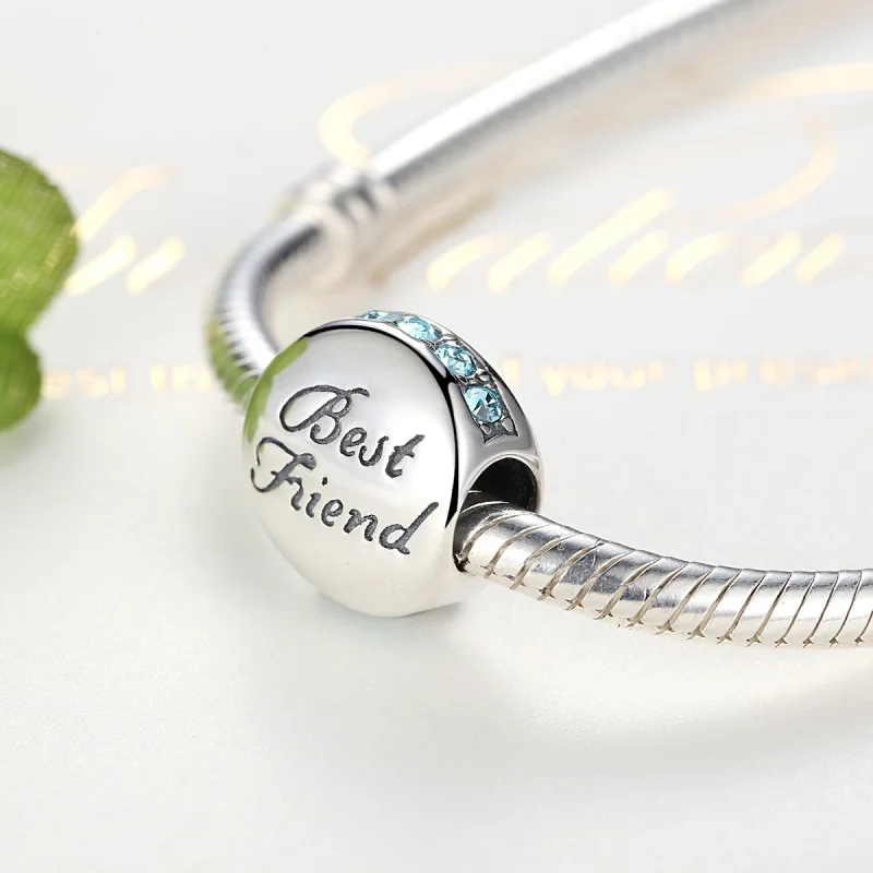 (image for) Pandora Style Silver Best Friend Charm - SCC022 - View 2