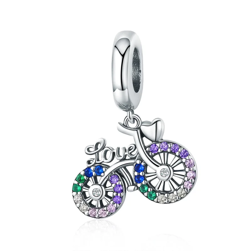 (image for) Pandora Style Silver Bicycle Dangle - SCC1082 - Product Image