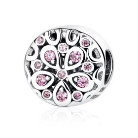 Pandora Style Silver Blooming Charm - SCC053 Pandora Style Silver Blooming Charm - SCC053