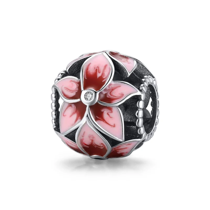 (image for) Pandora Style Silver Blooming Flower Charm - SCC1707 - Product Image