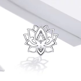 Pandora Style Silver Blooming Lotus Charm - SCC1724