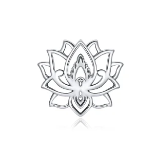 (image for) Pandora Style Silver Blooming Lotus Charm - SCC1724