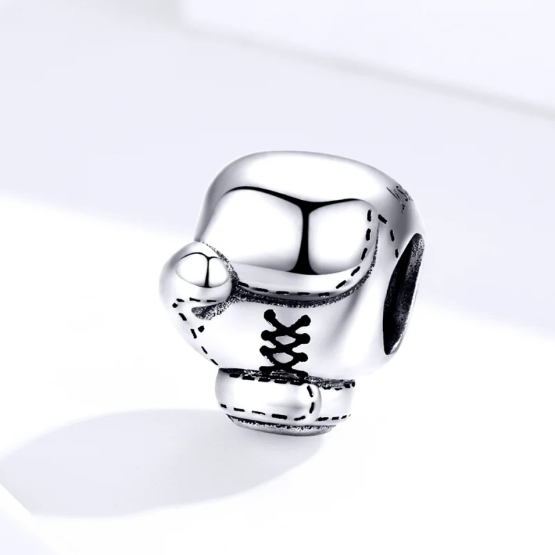 (image for) Pandora Style Silver Boxing Glove Charm - SCC1325 - View 2