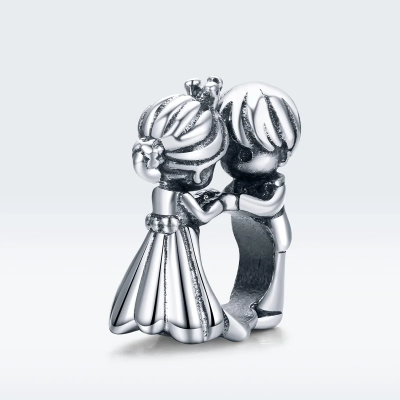 (image for) Pandora Style Silver Boy And Girl Dance Charm - SCC1565 - View 5