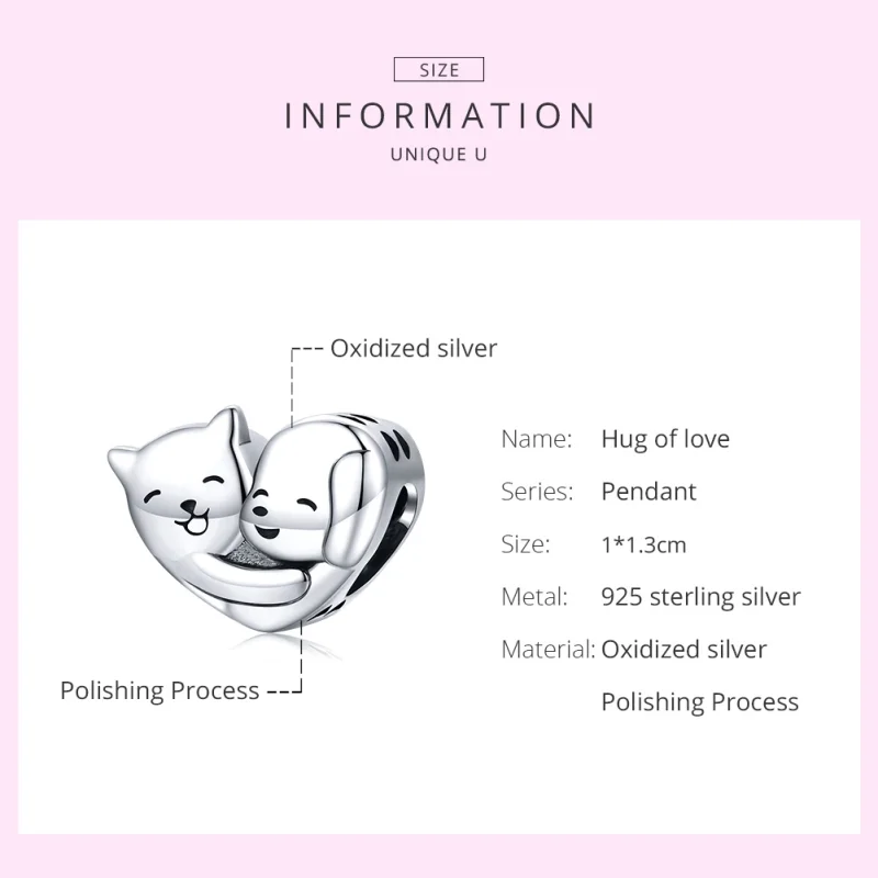 (image for) Pandora Style Silver Brother Charm - SCC1856 - View 5