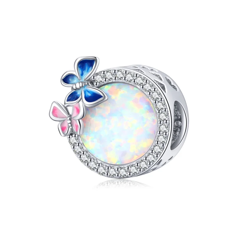 (image for) Pandora Style Silver Butterflies In Spring Charm - SCC1730 - Product Image