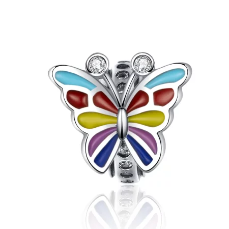 Pandora Style Silver Butterfly Charm - SCC1195 Pandora Style Silver Butterfly Charm - SCC1195