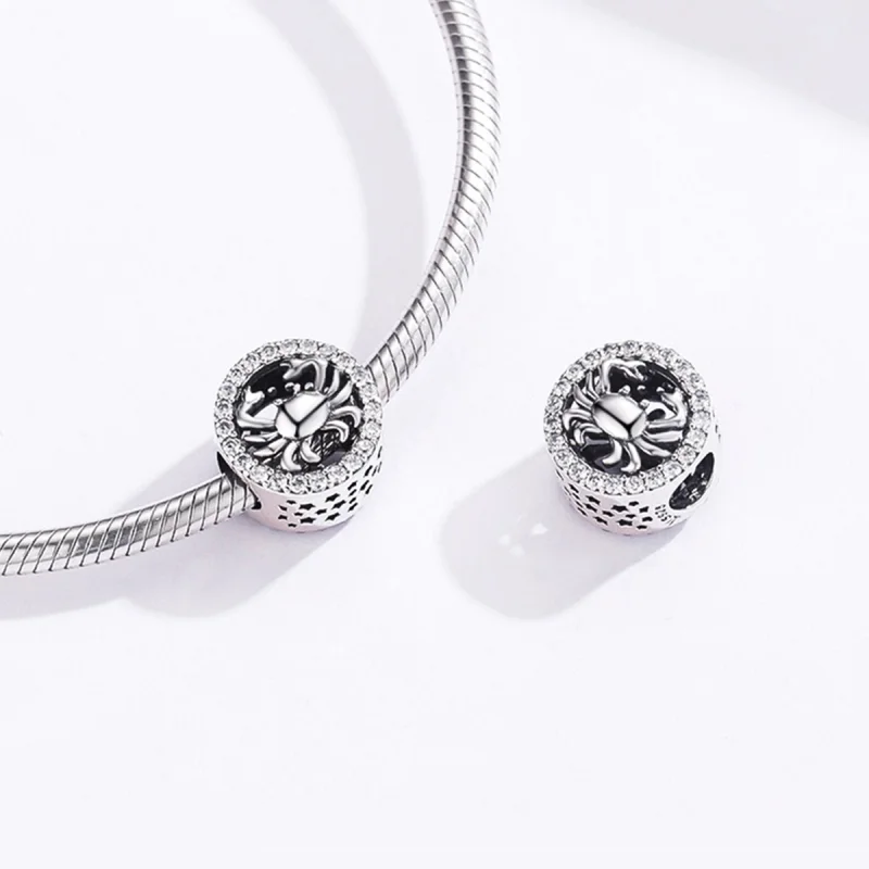 (image for) Pandora Style Silver Cancer Charm - SCC1213 - View 5