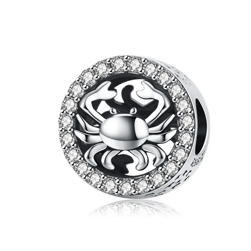 (image for) Pandora Style Silver Cancer Charm - SCC1213 - Product Image