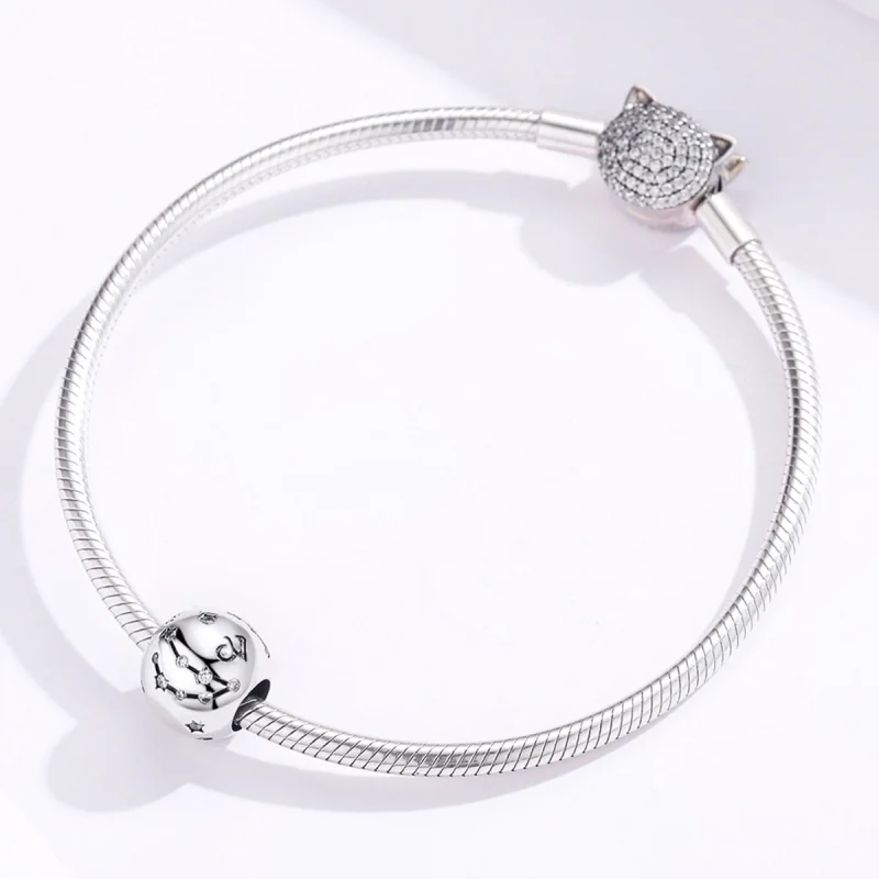 (image for) Pandora Style Silver Capricorn Charm - SCC1218-10 - View 3