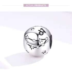Pandora Style Silver Capricorn Charm - SCC1218-10 Pandora Style Silver Capricorn Charm - SCC1218-10