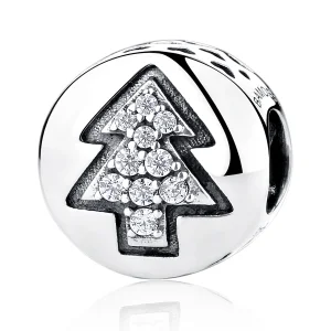 (image for) Pandora Style Silver Christmas Tree Charm - SCC064