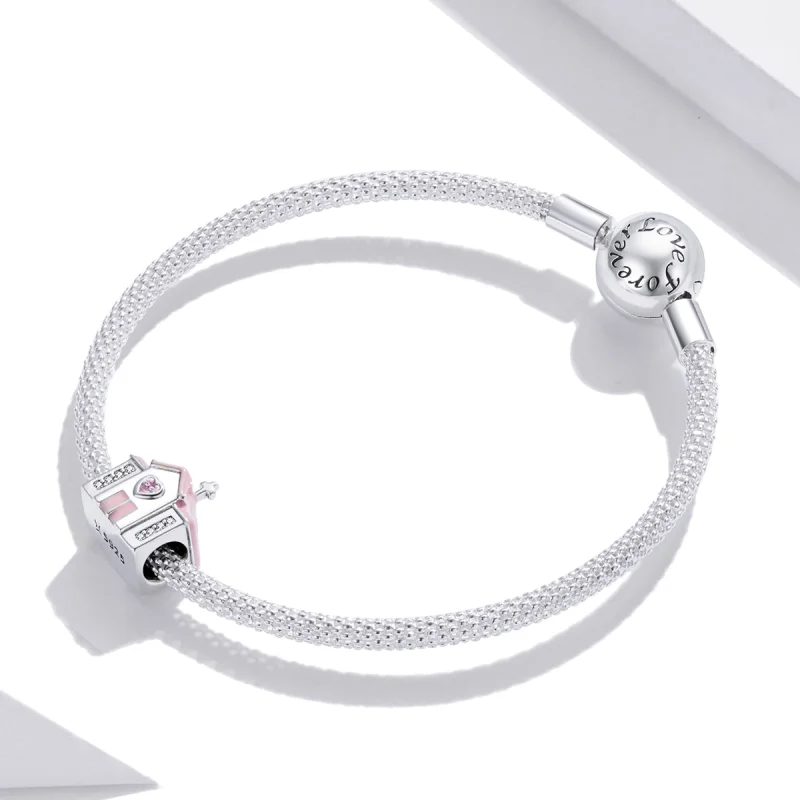 (image for) Pandora Style Silver Church Charm - SCC1810 - View 3