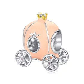 Pandora Style Silver Cinderella Carriage Charm - BSC135 Pandora Style Silver Cinderella Carriage Charm - BSC135
