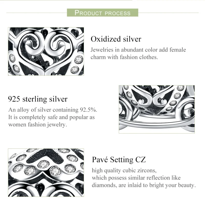 (image for) Pandora Style Silver Cinderella's Pumpkin Car Charm - SCC792 - View 7