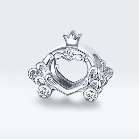 Pandora Style Silver Cinderella's Pumpkin Car Charm - BSC270