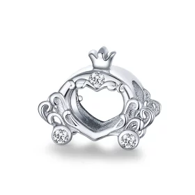 Pandora Style Silver Cinderella's Pumpkin Car Charm - BSC270 Pandora Style Silver Cinderella's Pumpkin Car Charm - BSC270
