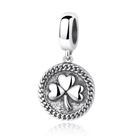Pandora Style Silver Clover Dangle - SCC039 Pandora Style Silver Clover Dangle - SCC039