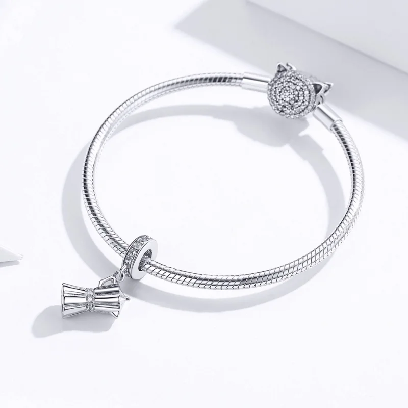 (image for) Pandora Style Silver Coffee Pot Dangle - SCC1287 - View 5