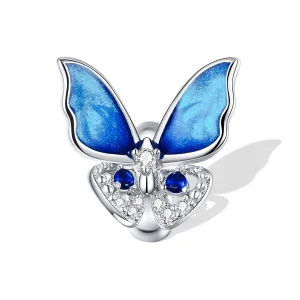 (image for) Pandora Style Silver Colorful Butterfly Charm - BSC405
