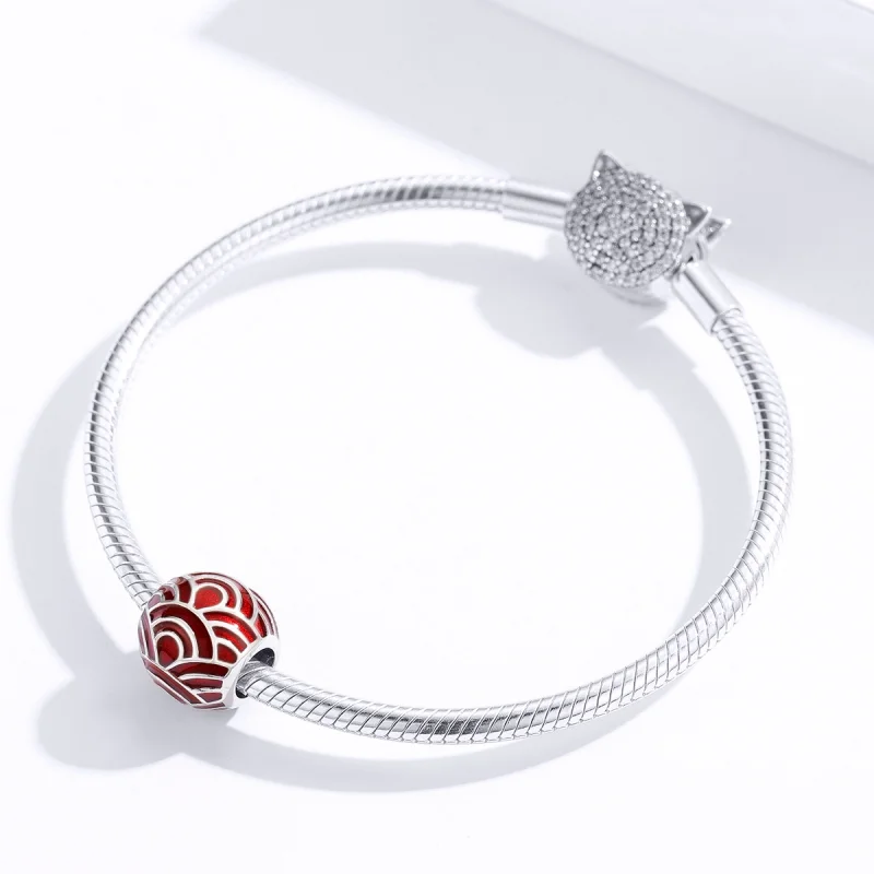 (image for) Pandora Style Silver Colorful Charm - BSC133 - View 4