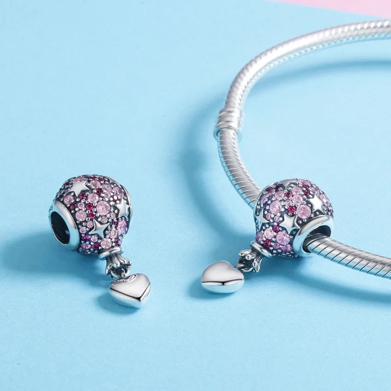 (image for) Pandora Style Silver Confession Balloon Charm - SCC517 - View 5