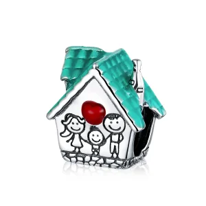 (image for) Pandora Style Silver Cozy Cottage Charm - SCC1518