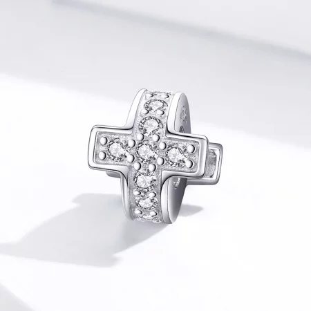 Pandora Style Silver Cross Charm - SCC1292
