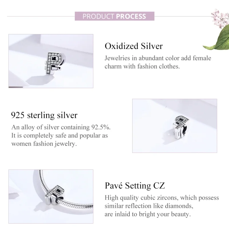 (image for) Pandora Style Silver Currency Ruble Charm - SCC1271 - View 2