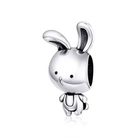 Pandora Style Silver Cute Bunny Charm - SCC1517