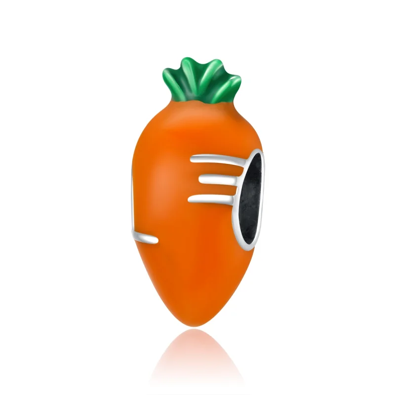 (image for) Pandora Style Silver Cute Carrot Charm - SCC1591 - Product Image