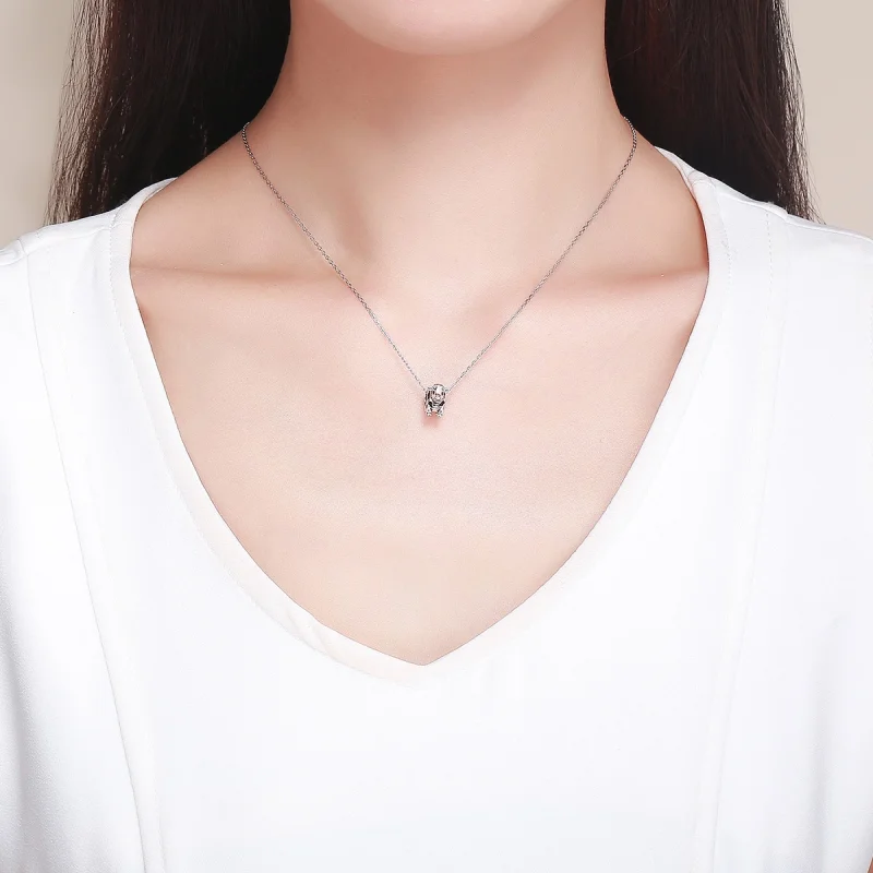 (image for) Pandora Style Silver Cute Cattle Charm - SCC1049 - View 3