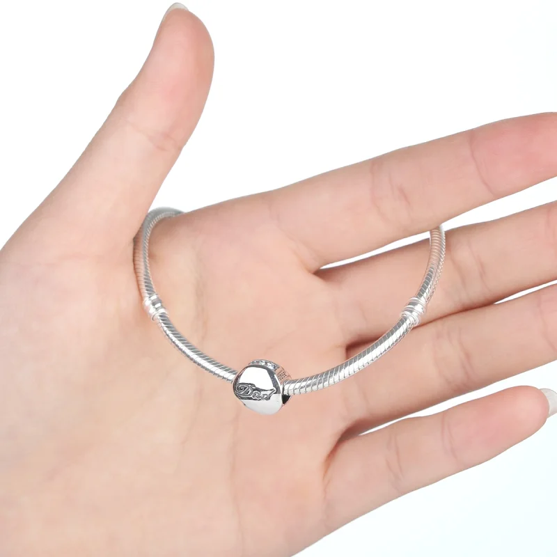 (image for) Pandora Style Silver Dad Charm - SCC006 - View 2