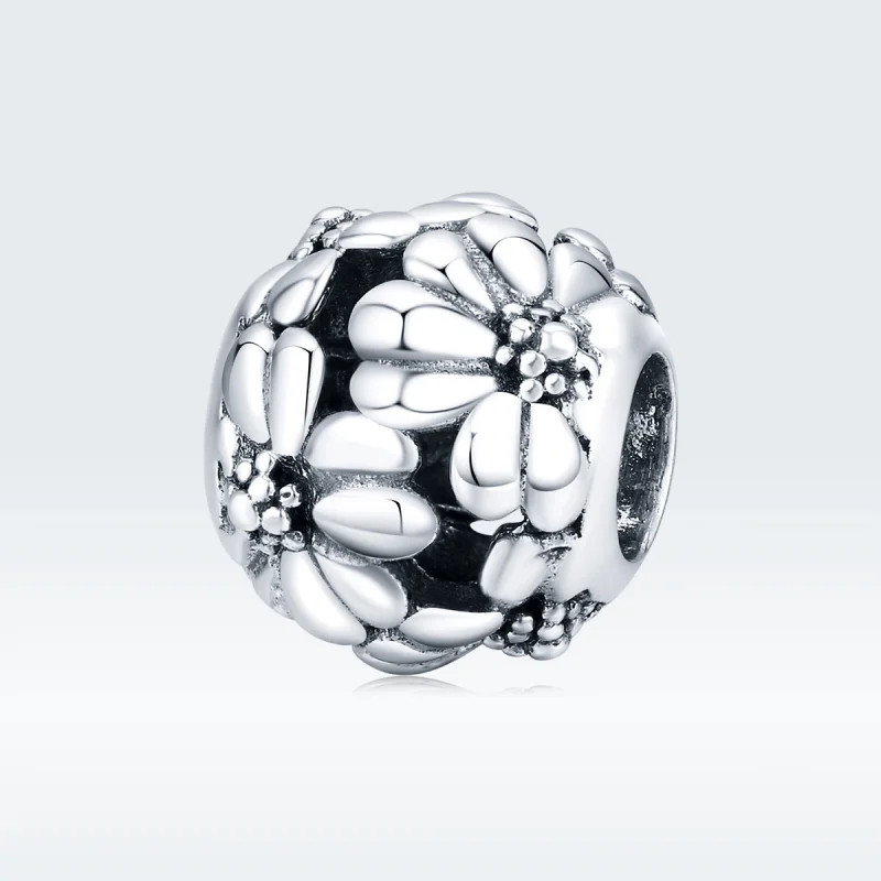 (image for) Pandora Style Silver Daisy Charm - SCC1487 - Product Image