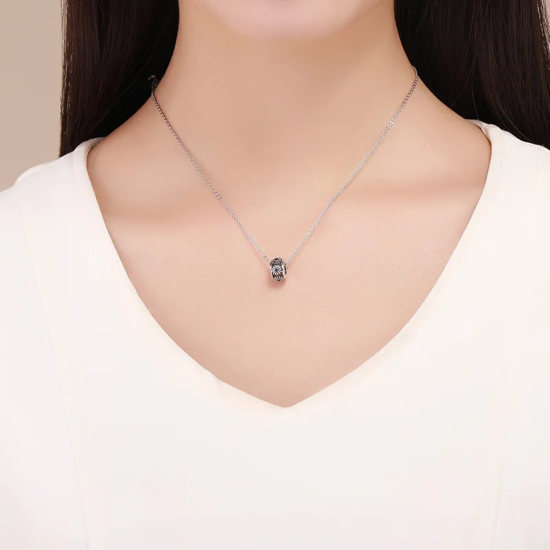 (image for) Pandora Style Silver Daisy Spacer - SCC1118 - View 4