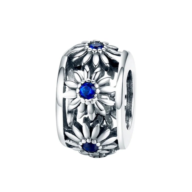 (image for) Pandora Style Silver Daisy Spacer - SCC1118 - Product Image