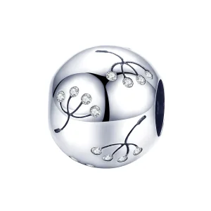 (image for) Pandora Style Silver Dandelion Charm - BSC053