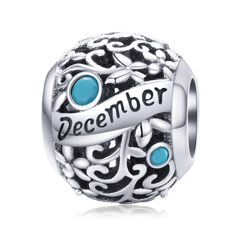 (image for) Pandora Style Silver December Birthstone Charm - SCC1385-12 - Product Image