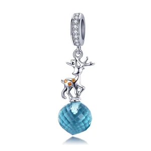 (image for) Pandora Style Silver Deer Dangle - SCC1010