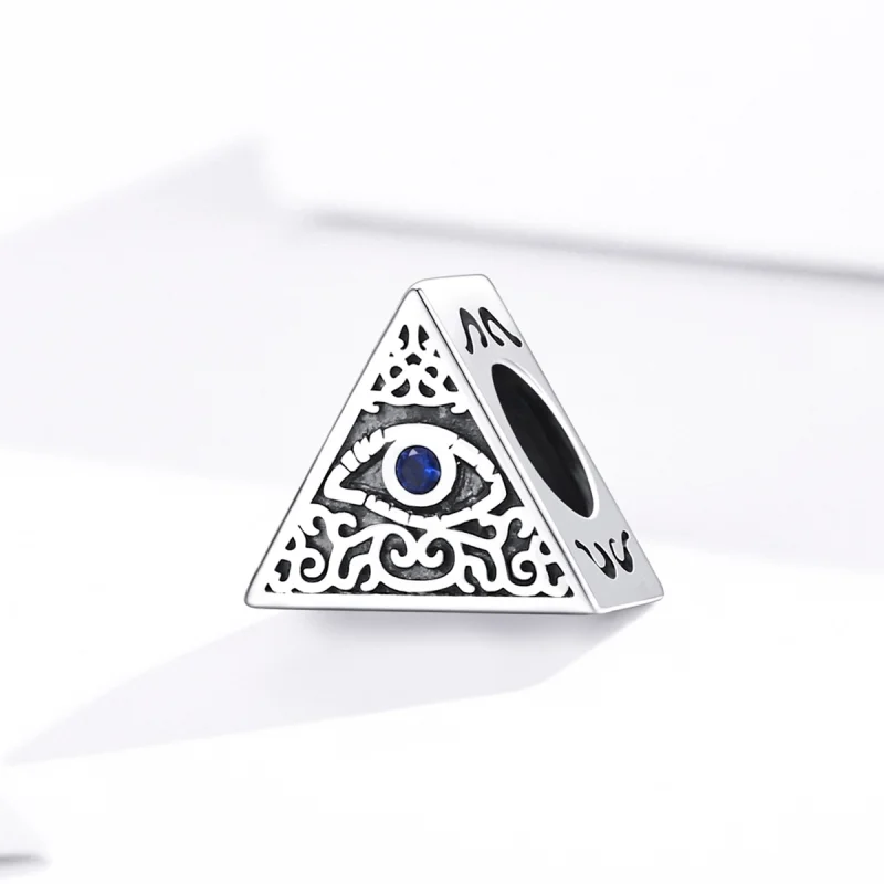 (image for) Pandora Style Silver Devil's Eye Charm - SCC1567 - View 2