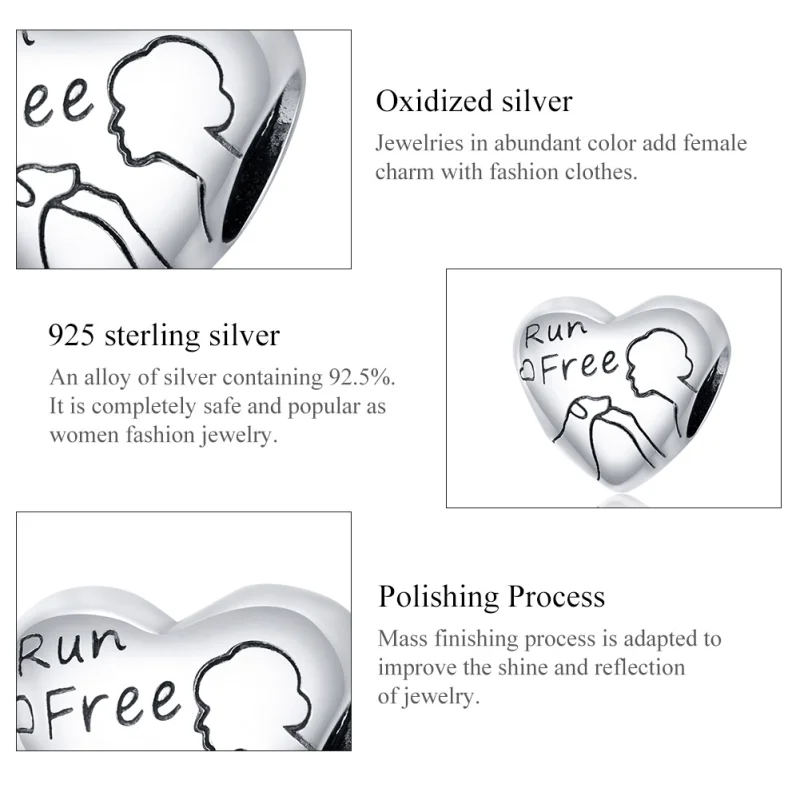 (image for) Pandora Style Silver Dog Mom Charm - SCC1679 - View 7