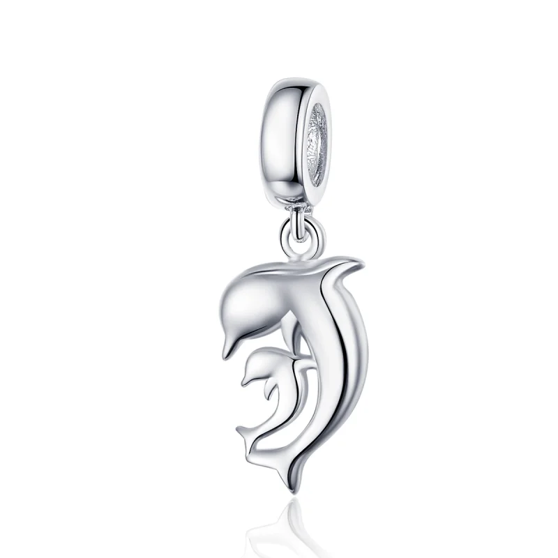 (image for) Pandora Style Silver Dolphin Dangle - SCC1206 - Product Image