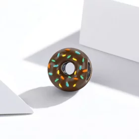 Pandora Style Silver Donut Charm - SCC1820 Pandora Style Silver Donut Charm - SCC1820