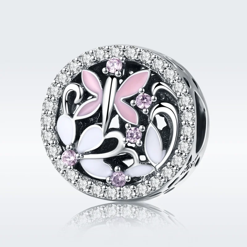 (image for) Pandora Style Silver Dragonfly Charm - SCC757 - View 3