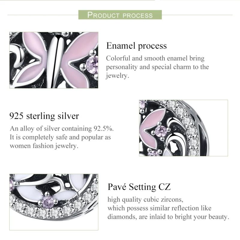 (image for) Pandora Style Silver Dragonfly Charm - SCC757 - View 7