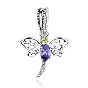 (image for) Pandora Style Silver Dragonfly Dangle - SCC048