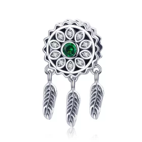Pandora Style Silver Dreamcatcher Charm - SCC893 Pandora Style Silver Dreamcatcher Charm - SCC893